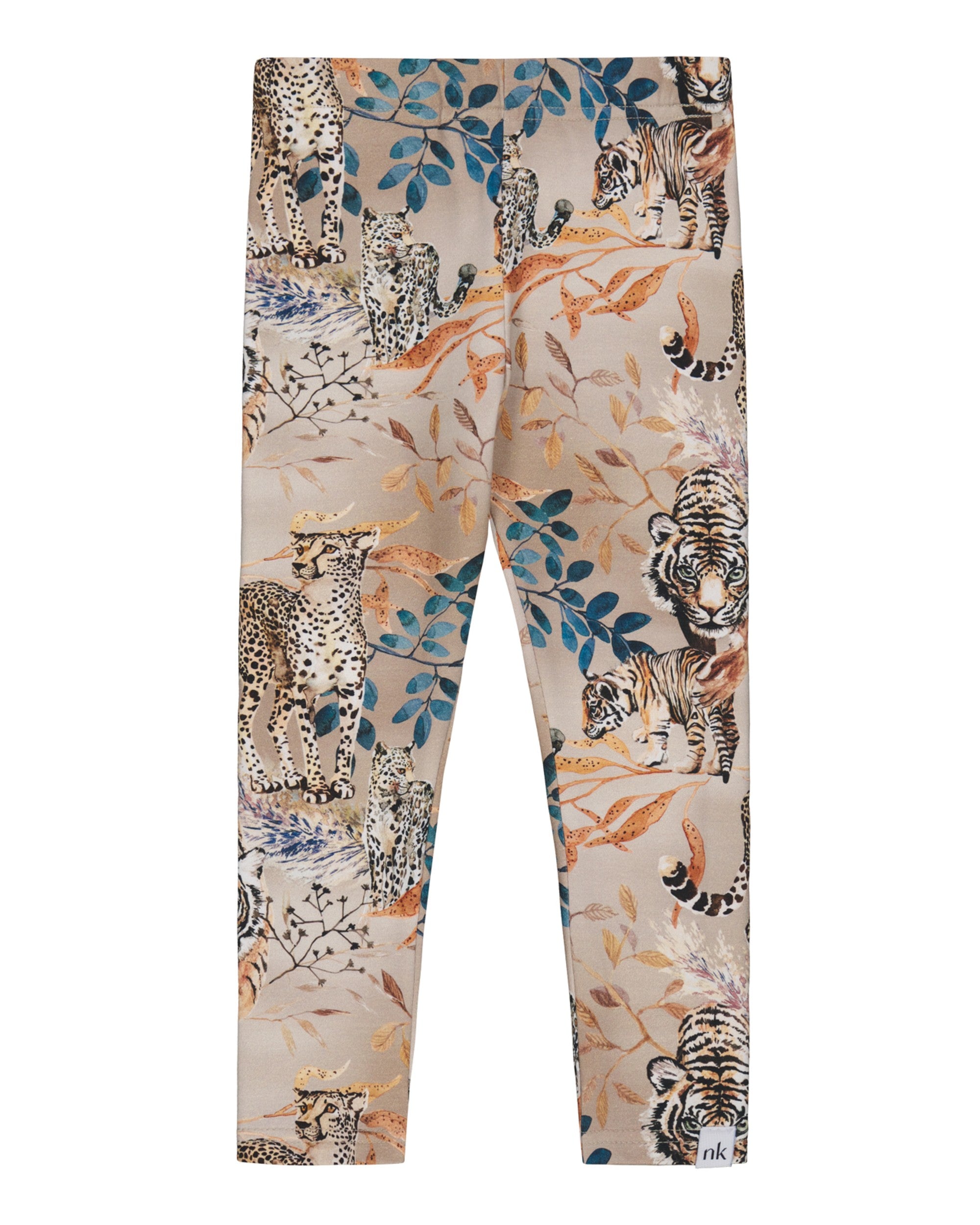 Bedruckte Leggings, große Katzen