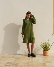 Poppy Dress, Chive