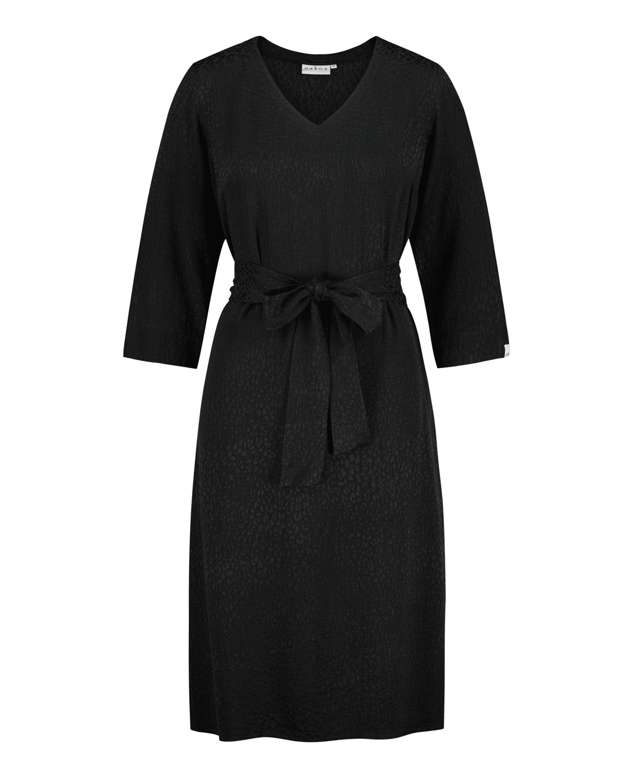 Vera Dress, Black Leo