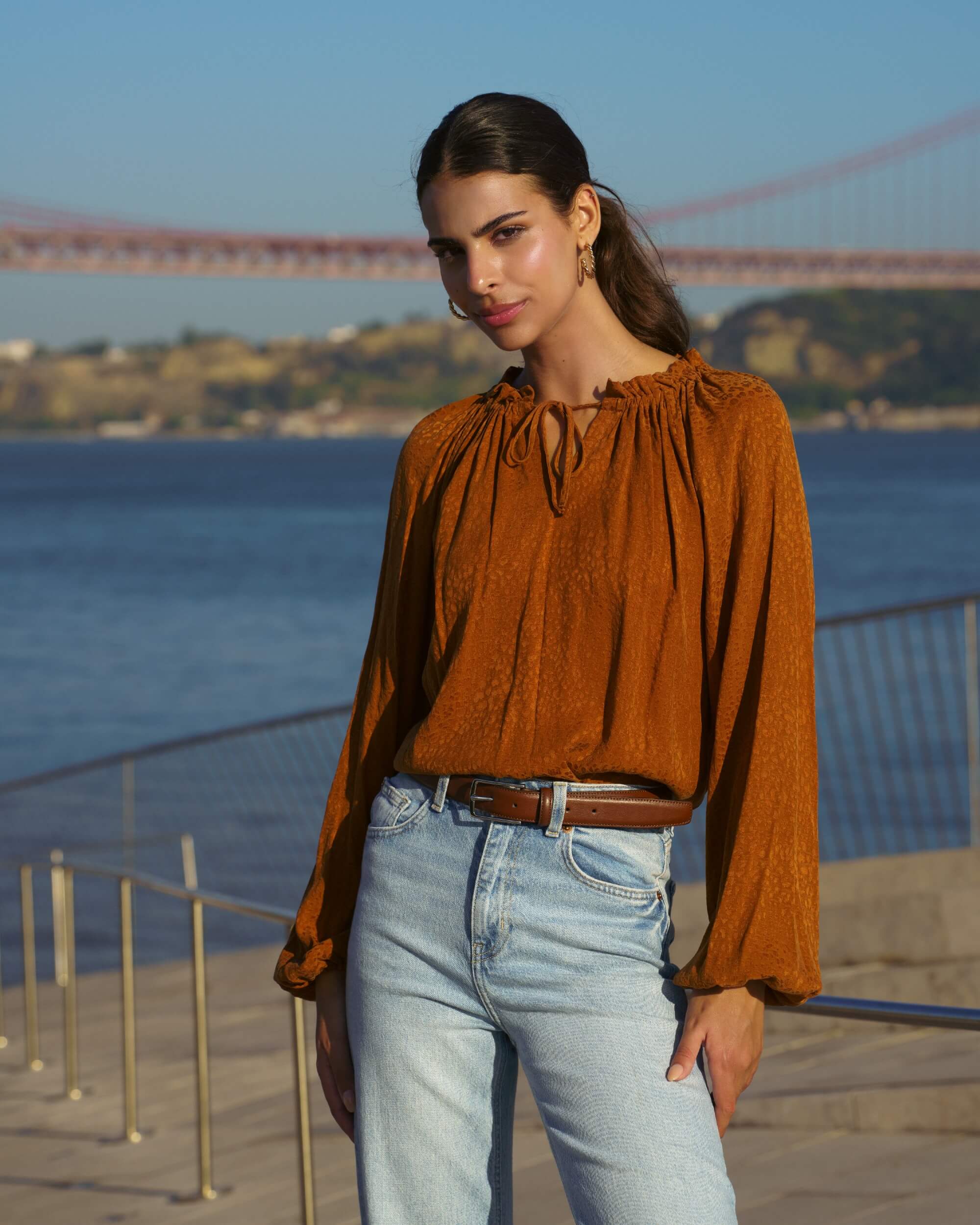 Paloma Blouse, Golden Leo