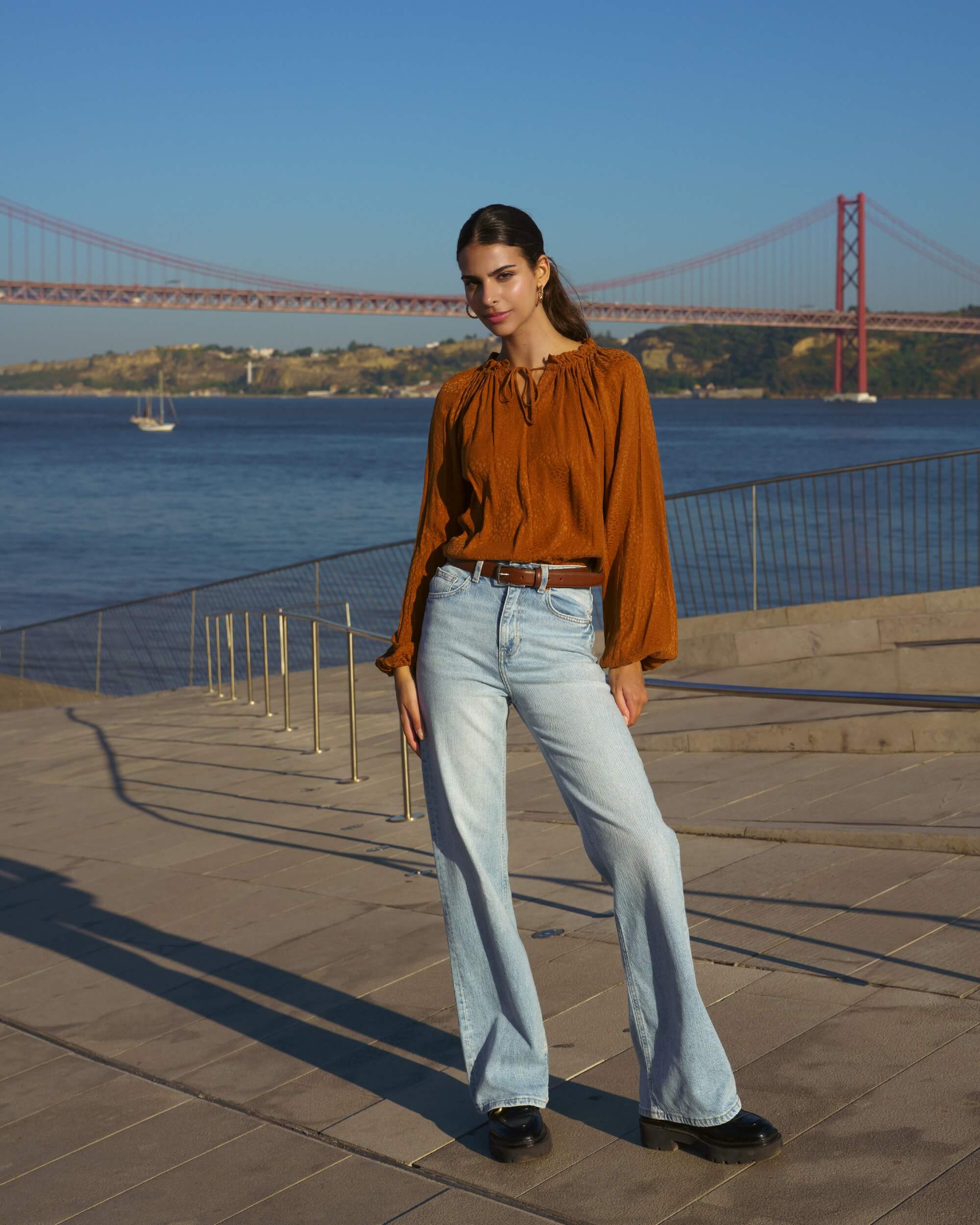 Paloma Blouse, Golden Leo