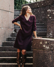 Vera Dress, Merlot