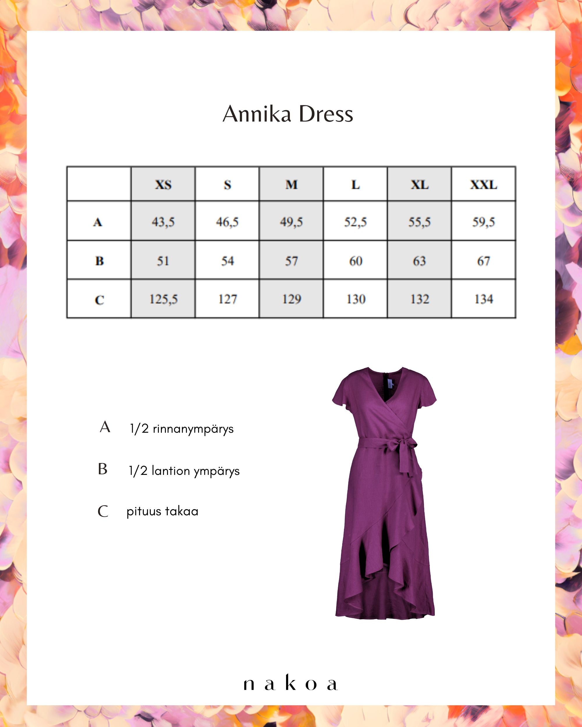 Annika-Kleid, Königsviolett