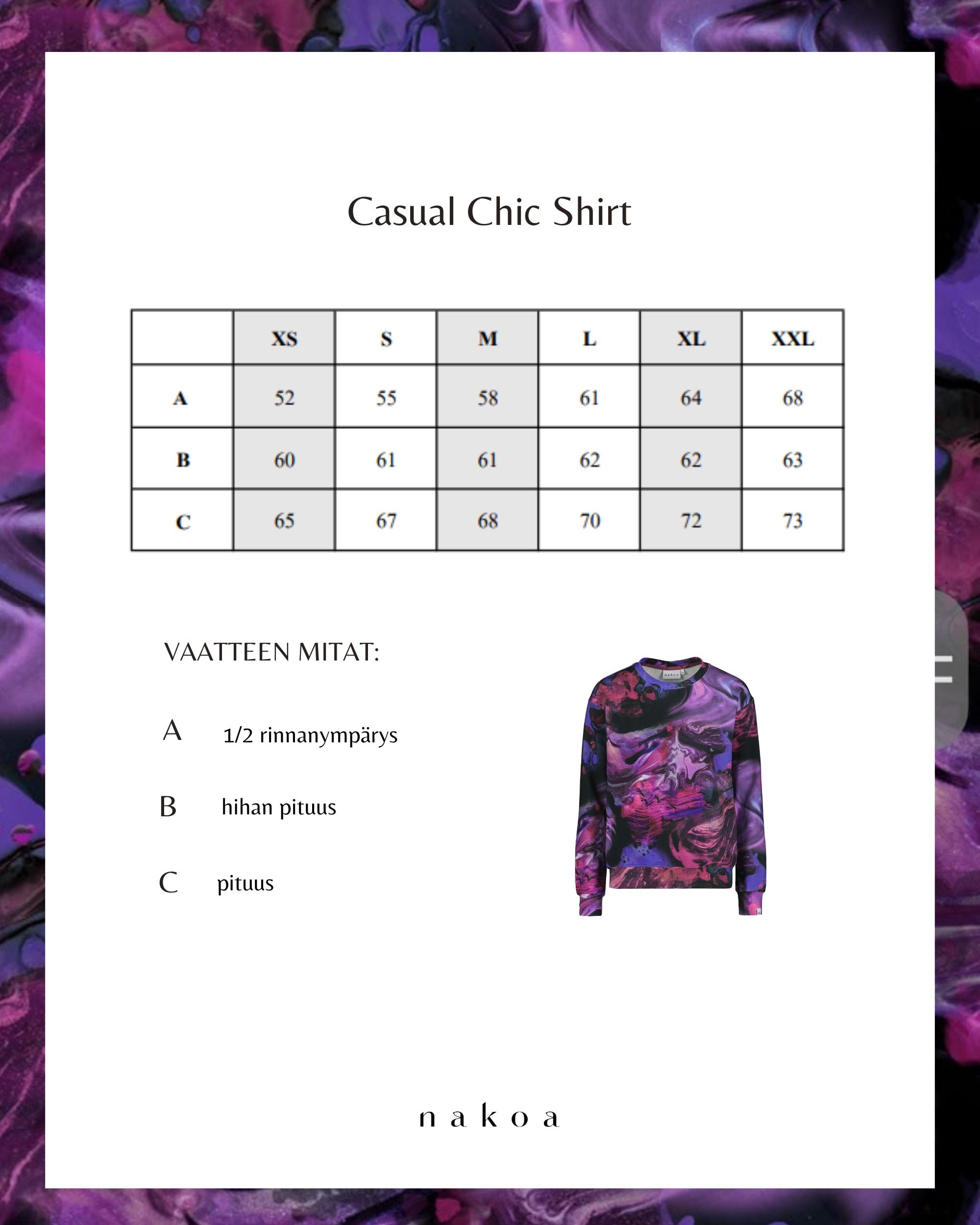 Casual Chic Print Shirt, Marble