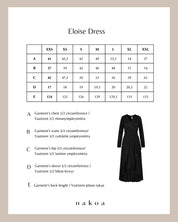 Eloise Dress, Black Leo