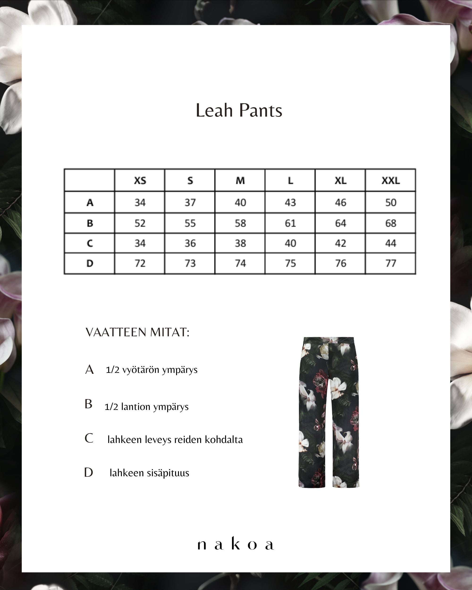 Leah Pants, Noir