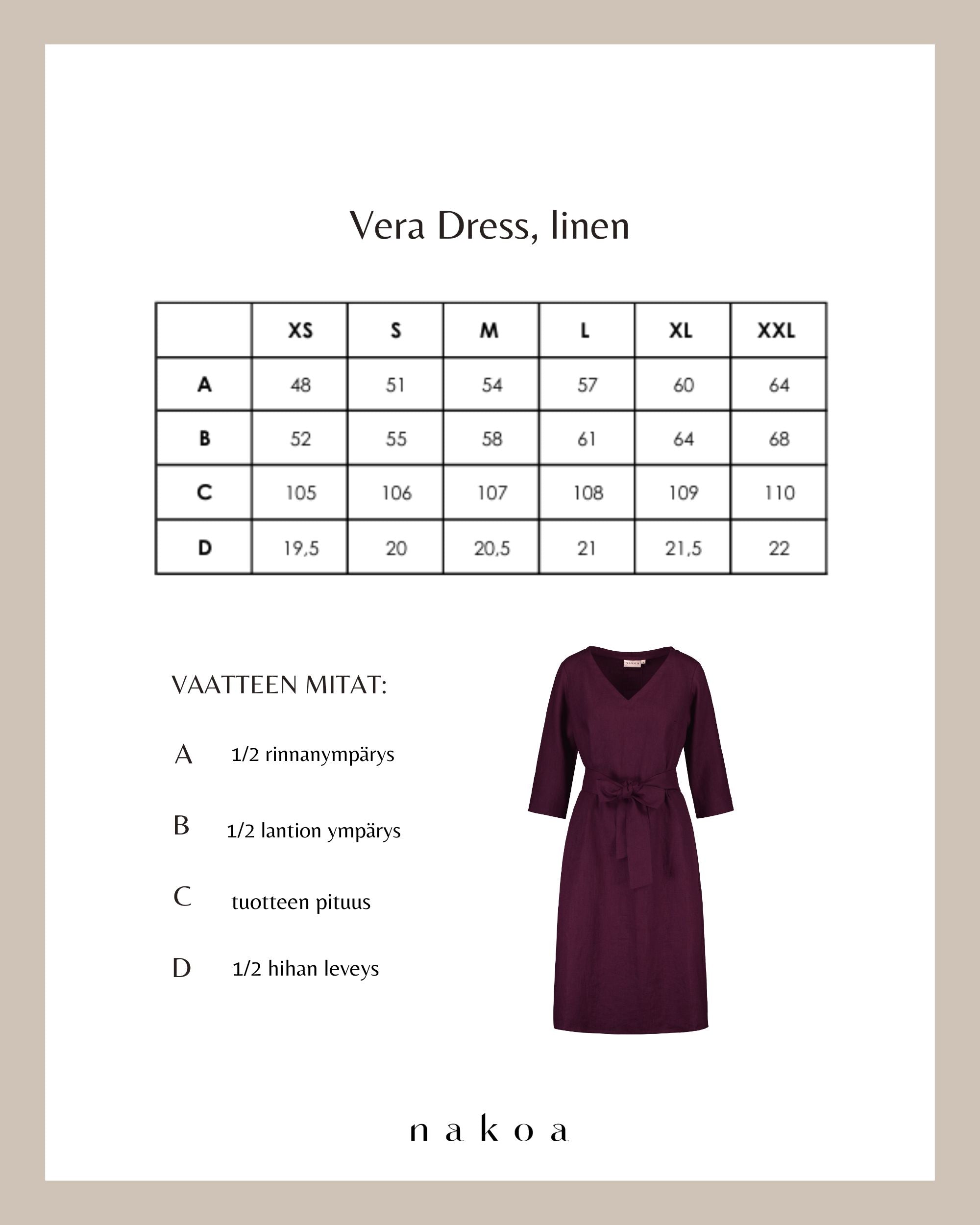 Vera Dress, Merlot