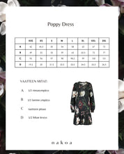 Poppy Dress, Noir