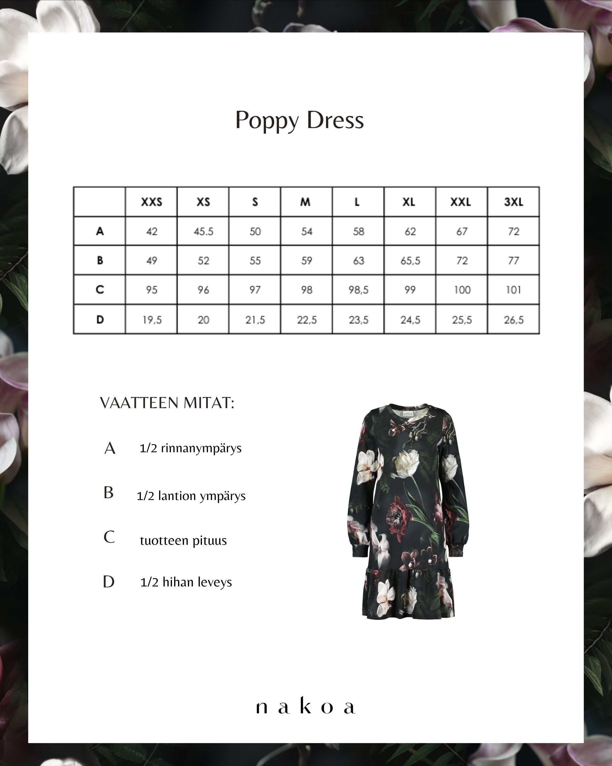 Poppy Dress, Noir