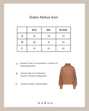 Robin Mohair Knit, Caramel