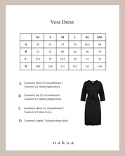 Vera Dress, Black Leo