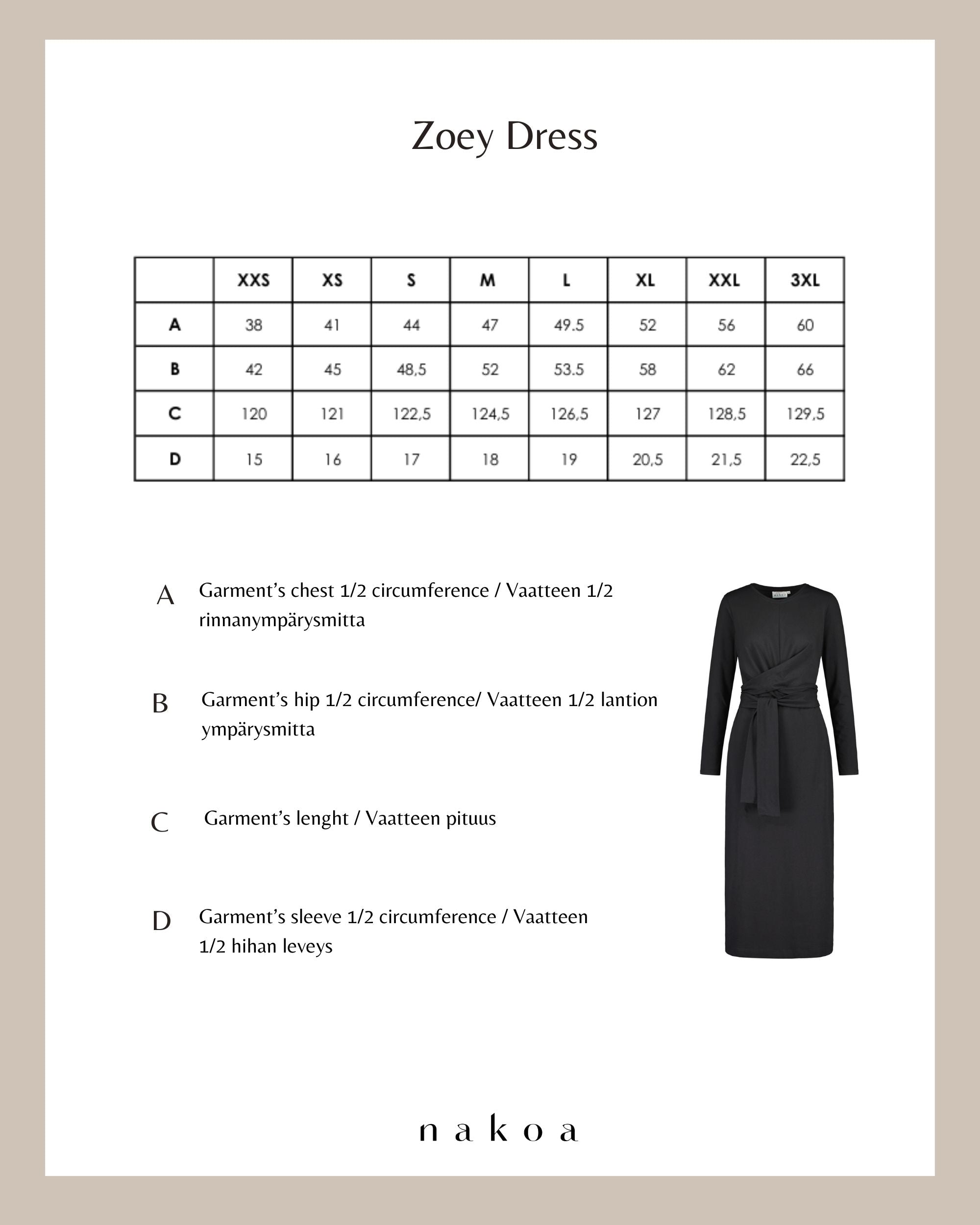 Zoey Dress, Black