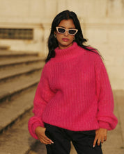 Robin Mohair Knit, Pink Lemonade