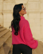 Robin Mohair Knit, Pink Lemonade