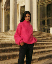 Robin Mohair Knit, Pink Lemonade