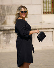 Vera Dress, Black Leo