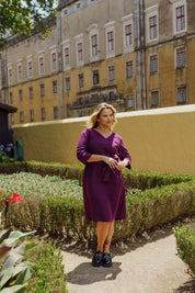 Vera Dress Pellavamekko, Royal Violet