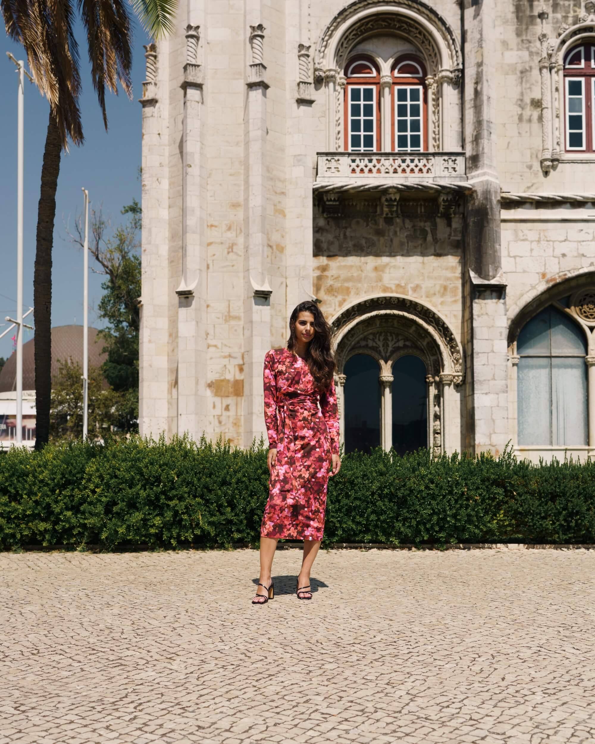 Zoey-Kleid, Scharlachrote Blütenblätter 