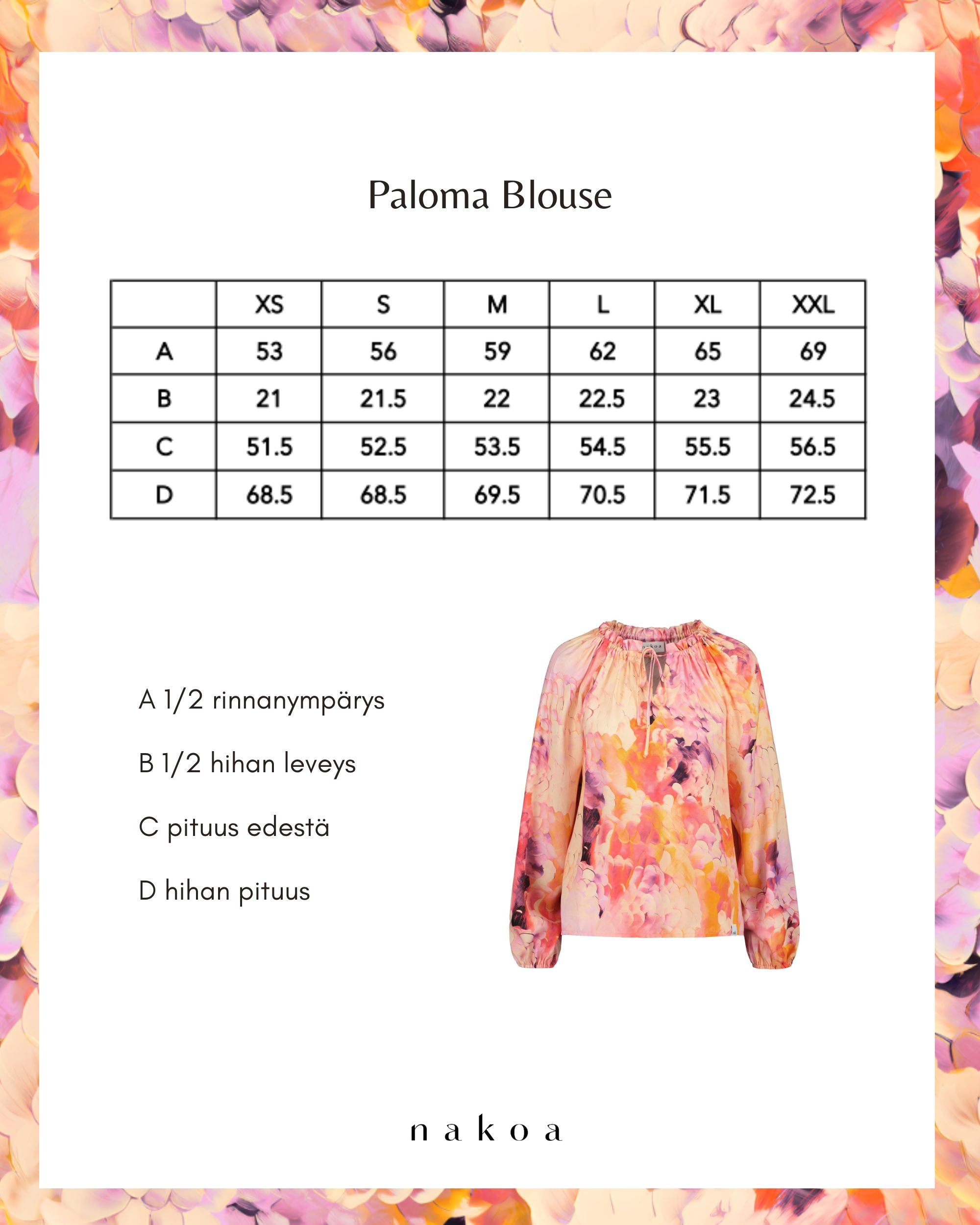 Paloma-Bluse, Mimosa