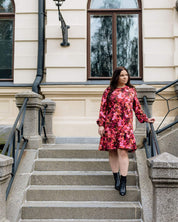 Poppy Dress, Scarlet Petals